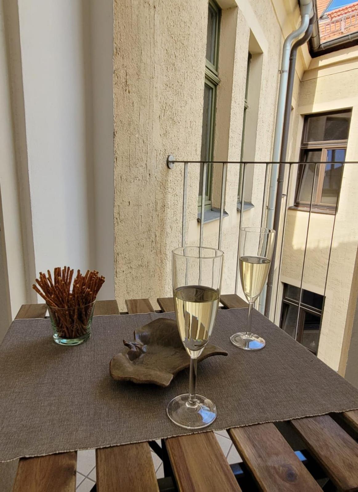 Cosel Apartment Altstadt Radfahrer Balkon Мейсен Экстерьер фото